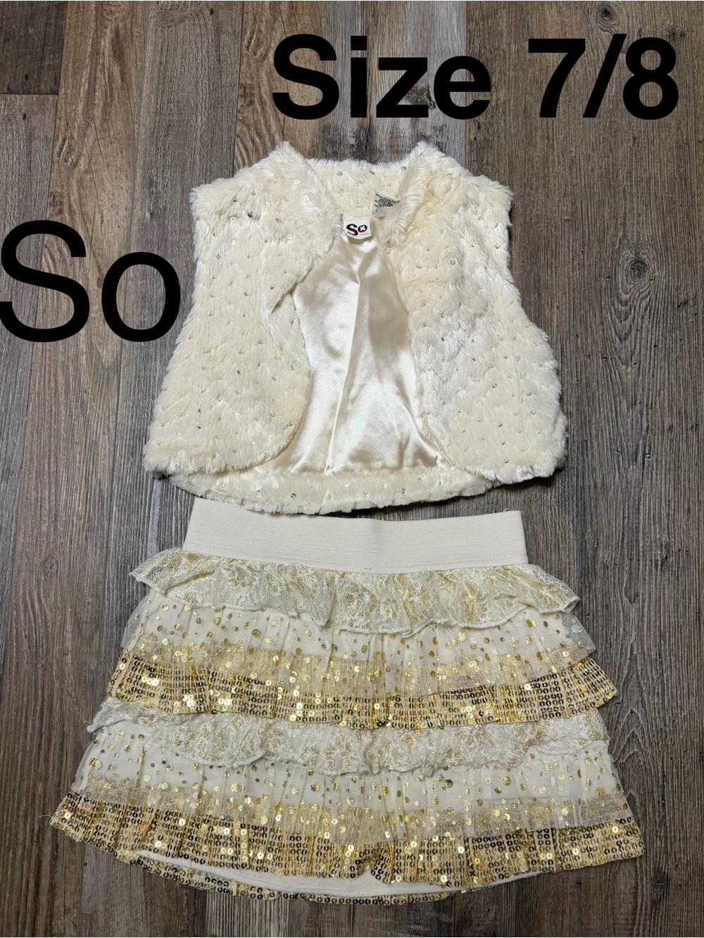 Girls size 7/8 set